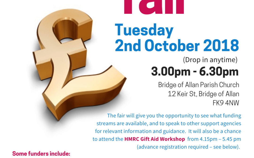 Funding Fair – 2nd October